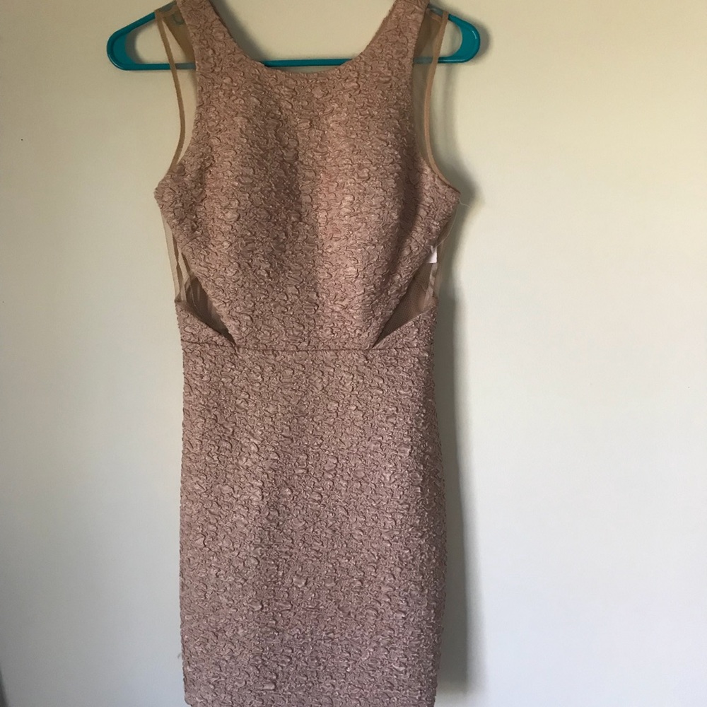 Nude formal dress